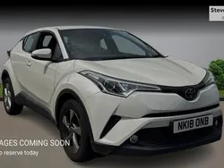 White Used 2018 Toyota C-HR SUV | £11,399 (Fair price)