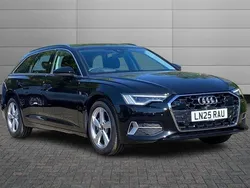 Mythos black Used 2025 Audi A6 Sport Estate | £39,995