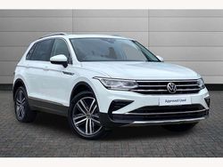 Pure white Used 2021 VW Tiguan Elegance SUV | £23,295 (Fair price)