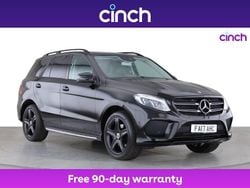 Black Used 2017 Mercedes GLE250 AMG line SUV | £19,449 (Fair price)