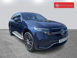Blue Used 2021 Mercedes EQC400 AMG line SUV | £21,899 (Fair price)