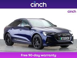 Blue Used 2022 Audi e-tron Black Edition SUV | £26,649 (Fair price)