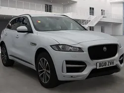White Used 2018 Jaguar F-Pace R-Sport SUV | £16,999 (Fair price)