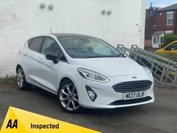White Used 2017 Ford Fiesta Titanium Hatchback | £7,500 (Fair price)