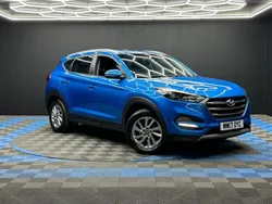 Blue Used 2017 Hyundai Tucson SE SUV | £10,790 (Fair price)