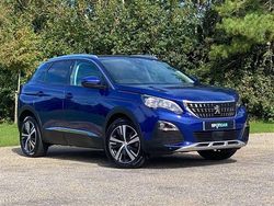 Blue Used 2019 Peugeot 3008 Allure SUV | £15,027 (Fair price)
