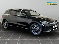 Black Used 2022 Mercedes GLC220 AMG line SUV | £20,595 (Super price)
