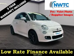 White Used 2015 Fiat 500 S Hatchback | £5,895 (Fair price)