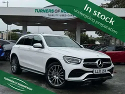 White Used 2021 Mercedes GLC220 AMG Line Premium Estate | £30,300 (Expensive)