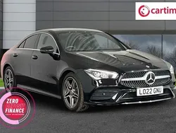 Black Used 2022 Mercedes CLA180 AMG line Sedan | £24,799 (Fair price)