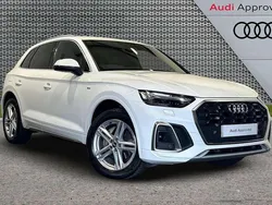 White Used 2021 Audi Q5 S-Line SUV | £28,583 (Fair price)