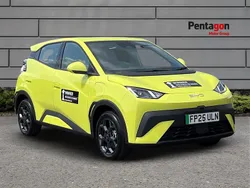 Lime green Used 2025 BYD Dolphin Boost Hatchback | £17,995 (Expensive)