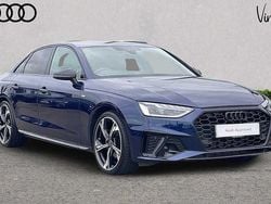 Blue Used 2024 Audi A4 Black Edition Sedan | £27,652 (Fair price)