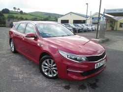 Red Used 2018 Kia Optima 2 Estate | £6,995 (Fair price)