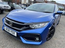 Blue Used 2018 Honda Civic SR Hatchback | £8,495 (Super price)