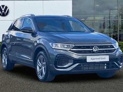 Indium grey Used 2025 VW T-Roc R-line SUV | £27,145 (Fair price)