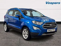 Blue Used 2022 Ford Ecosport Titanium SUV | £13,400 (Fair price)