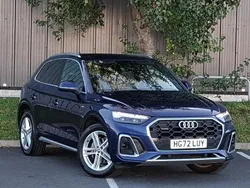 Blue Used 2022 Audi Q5 S-Line SUV | £32,998 (Fair price)