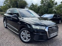 Black Used 2016 Audi Q7 S-Line SUV | £15,750 (Fair price)