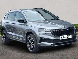 Graphite grey metallic Used 2023 Skoda Karoq SportLine SUV | £28,912 (Fair price)