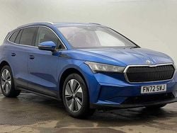 Race blue metallic Used 2022 Skoda Enyaq iV Suite SUV | £19,823 (Fair price)