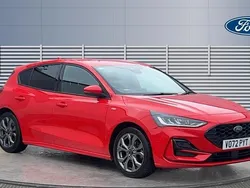 Red Used 2022 Ford Focus ST-Line Hatchback | £14,362 (Fair price)