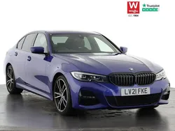 Blue Used 2021 BMW 320e M Sport Sedan | £26,499 (Good price)