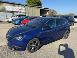 Blue Used 2017 Peugeot 308 GT-line Hatchback | £7,495 (Fair price)