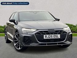 Grey Used 2025 Audi S3 Sportback Black Edition Hatchback | £42,274