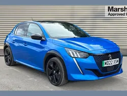 Blue Used 2022 Peugeot e-208 GTi Hatchback | £13,558 (Fair price)