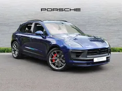 Gentian blue metallic Used 2023 Porsche Macan GTS SUV | £79,450 (Fair price)