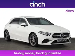 White Used 2019 Mercedes A180 AMG Line Premium Hatchback | £17,049 (Fair price)