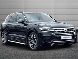 Black Used 2019 VW Touareg R-line SUV | £28,750 (Fair price)