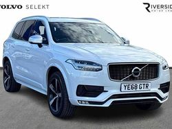 Ice white Used 2018 Volvo XC90 R-Design SUV | £28,692 (Fair price)