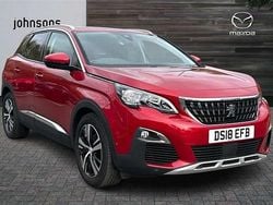 Red Used 2018 Peugeot 3008 Allure SUV | £10,650 (Fair price)