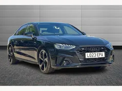 Mythos black Used 2023 Audi A4 Black Edition Sedan | £26,350 (Fair price)