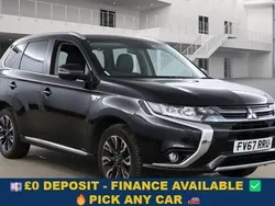 Black Used 2018 Mitsubishi Outlander P-HEV SUV | £11,499 (Good price)