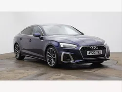 Blue Used 2023 Audi A5 Sportback S-Line Hatchback | £28,495 (Fair price)