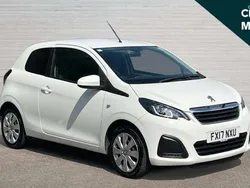 White Used 2017 Peugeot 108 Active Hatchback | £5,976 (Fair price)