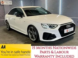 White Used 2020 Audi A4 Black Edition Sedan | £19,490 (Fair price)