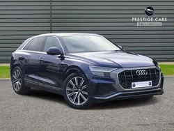Blue Used 2019 Audi Q8 S-Line SUV | £33,499 (Super price)