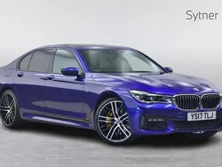 Blue Used 2017 BMW 750 M Sport Sedan | £28,000