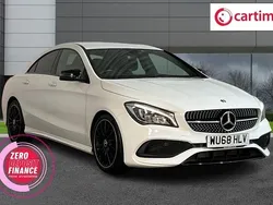 White Used 2018 Mercedes CLA200 AMG line Coupe | £14,750 (Good price)