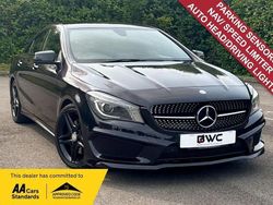 Purple Used 2015 Mercedes CLA220 AMG Sedan | £9,795 (Fair price)
