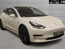 White Used 2020 Tesla Model 3 Standard Range Plus Sedan | £14,800 (Fair price)