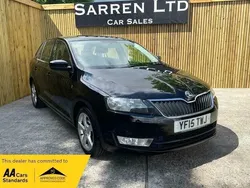 Black Used 2015 Skoda Rapid SE Hatchback | £6,595 (Fair price)