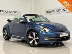 Blue Used 2016 VW Beetle Design Cabriolet | £16,750 (Expensive)