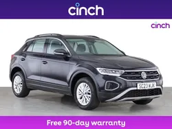 Black Used 2023 VW T-Roc Life SUV | £18,399 (Fair price)
