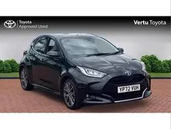 Black Used 2022 Toyota Yaris Hybrid Hatchback | £16,915 (A bit pricey)