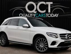 White Used 2017 Mercedes GLC350 AMG line Estate | £23,450 (Fair price)
